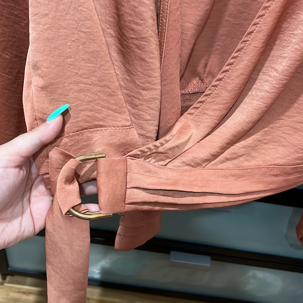 CHARLOTTE RUSSE satin blouse - Picture 3 of 3